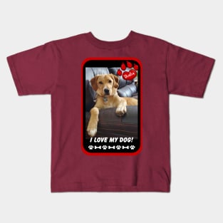 I love my dog Thalia Kids T-Shirt